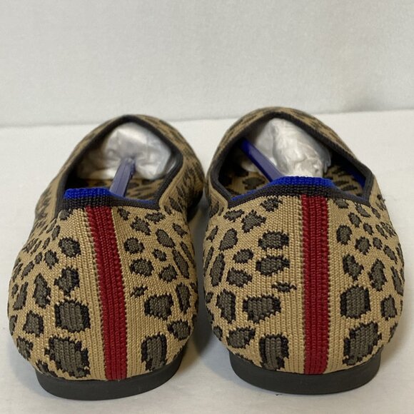 Rothys The Flat Spotted Leopard Animal Print Rounded Toe Ballet Flats Womens 6 - Picture 5 of 14